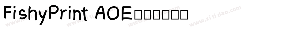 FishyPrint AOE字体转换